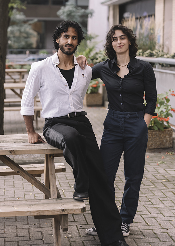 Vayence Inc founders Marzuq Vohra and Vienna Doria-Pighin