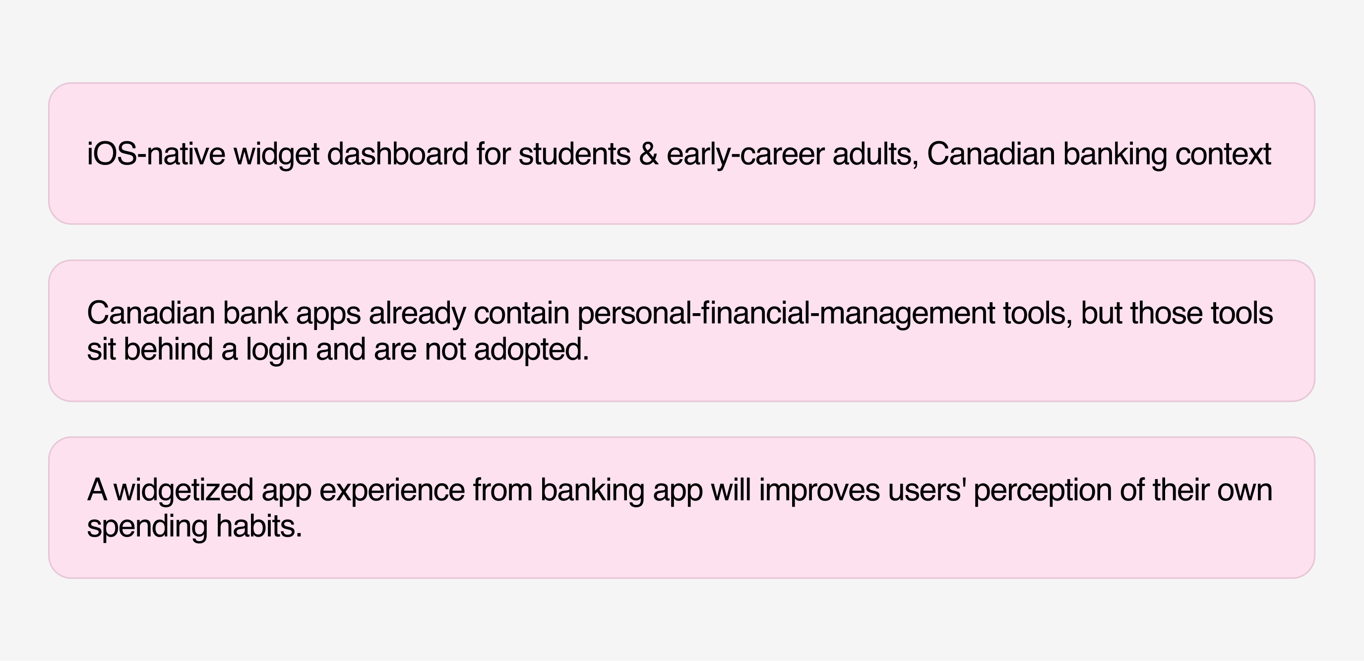 Framing: an iOS-native widget dashboard hypothesis for early-career adults